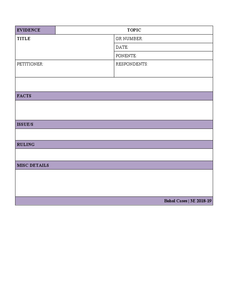 Evid Digest Format | PDF