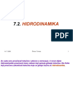 7.2.0. - 7.2.2. Hidrodinamika, Strujanje Tekućina I Jednadžba Kontinuiteta