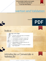 7.convertion e Validation