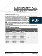 SAM E70/S70/V70/V71 Family Silicon Errata and Data Sheet Clarification