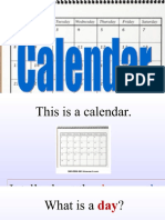 All About Calendar (For Preschoolers)