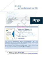 Guida Alla Stesura Di Un Elaborato PDF