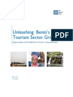 Benin Tourism Sector Strategic Diagnostic