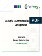 Innovative Coal Gasification Solutions and 15+ Years of Experience