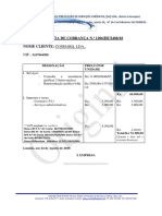 NOTA DE COBRANÇA N.º 1206/DF/2408/18 Nome Cliente: Cosmarq, Lda.