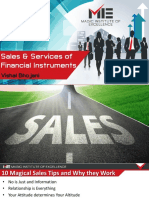 Sales and Services of Financial Instruments E - Negotiating