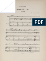 Massa _ Alfred de _ 0220. Concertino Pour Flûte Et Hautbois Avec Accompagnement de Piano, Par a. de Massa. [1898]
