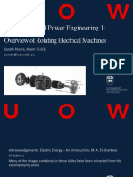 ECTE324/8324 Overview of Rotating Electrical Machines (less than 40 chars