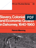 Dahomey Economic History