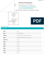 Item # 40G1-8A, 40G1 Grommets, Shear Countersink Type