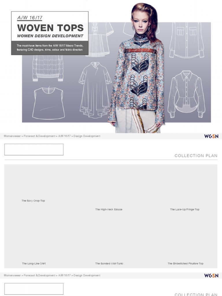 A/W 16/17 Womenswear Trends | PDF | Blouse | Textiles