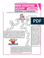 Los Géneros Literarios para Primero de Secundaria PDF