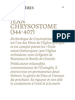 Jean Chrysostome (344-407) La Foi de Nos Pères PDF