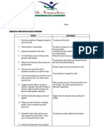 Record vital signs and transfer steps