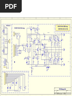 Schematic Diagram For An Audio Amplifier Circuit Using Bipolar.