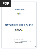 MaxBulk Mailer™ MAXMAILER USER GUIDE