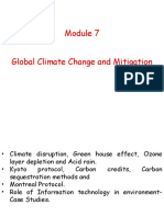 Global Climate Change and Mitigation