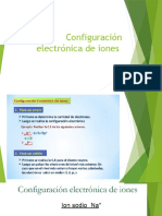 Configuración Electrónica de Iones 8º