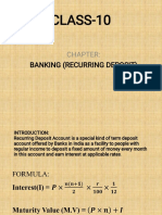CLASS-10: Banking (Recurring Deposit)