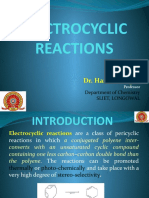 Electrocyclic Reactions: Dr. Harish Chopra