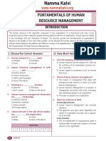 Funtamentals of Human Resource Management: Unit-I 9