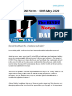 The HINDU Notes 08-05-2020 PDF