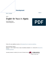 English For Peace in Algeria