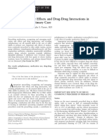 Common Drug Side Effects - Drug Interactions - Elderly - Primary Care - 2017