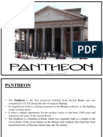 Lecture 6 - Roman Architecture Typologies 1 - PANTHEON