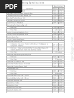Engine Build Specification Sheet | PDF | Piston | Internal Combustion ...