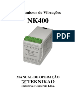 Transmissor Vibrações Manual