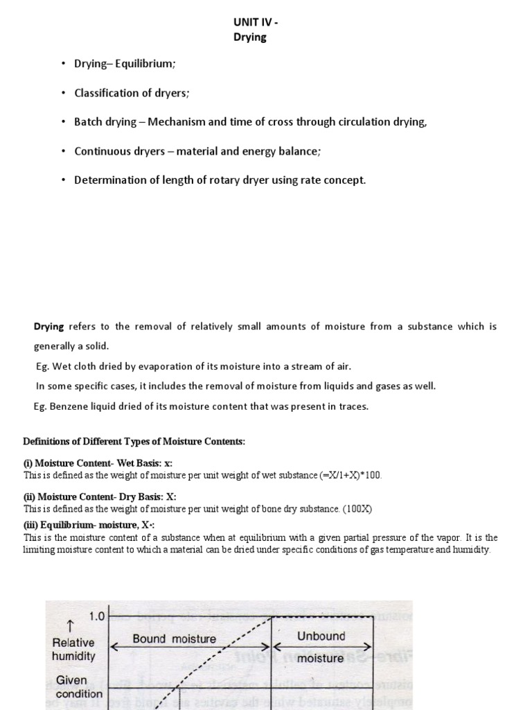 Drying Techniques and Concepts | PDF | Humidity | Evaporation