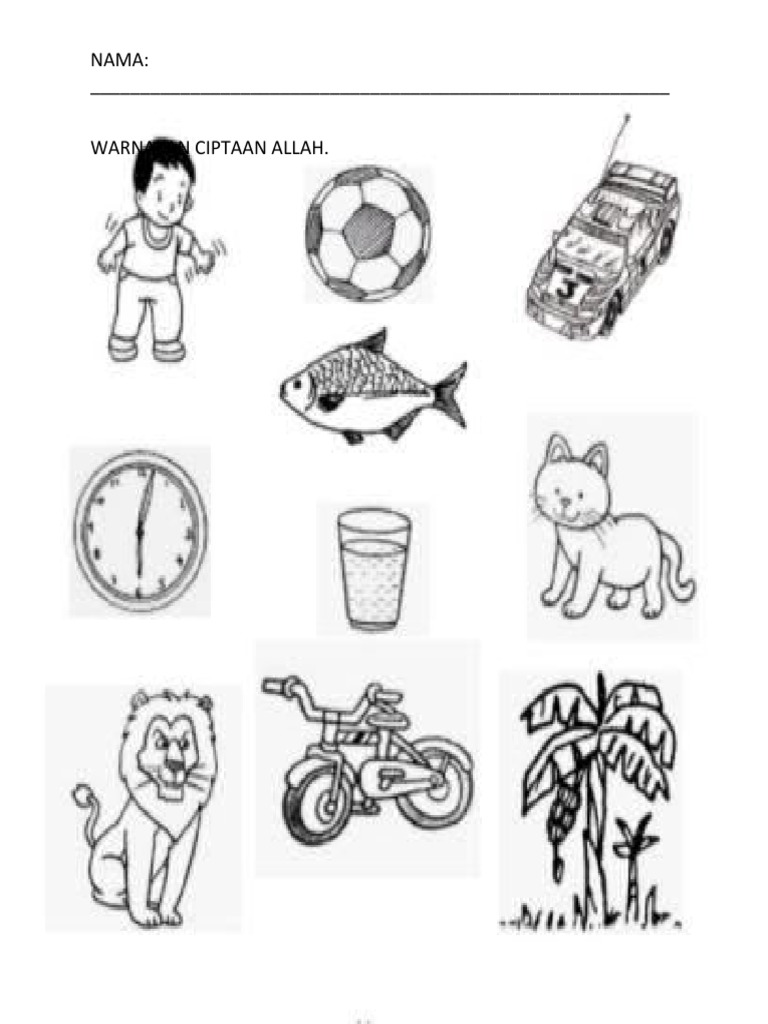 lembaran kerja prasekolah ciptaan tuhan - Alison Mills