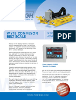 Tecweigh Conveyor Belt Scale WY15