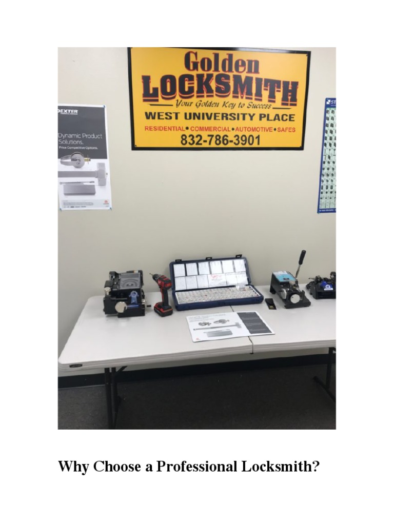 Benefits of Hiring a Professional Locksmith | PDF | Law