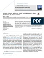 A System Dynamics Approach To Product Design and Business Model Strategies For The Circular Economy PDF