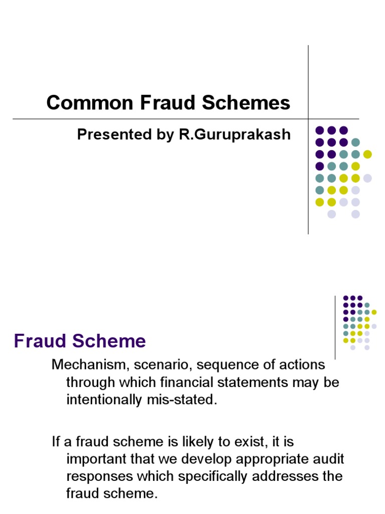 Understanding Common Fraud Schemes | PDF | Invoice | Revenue