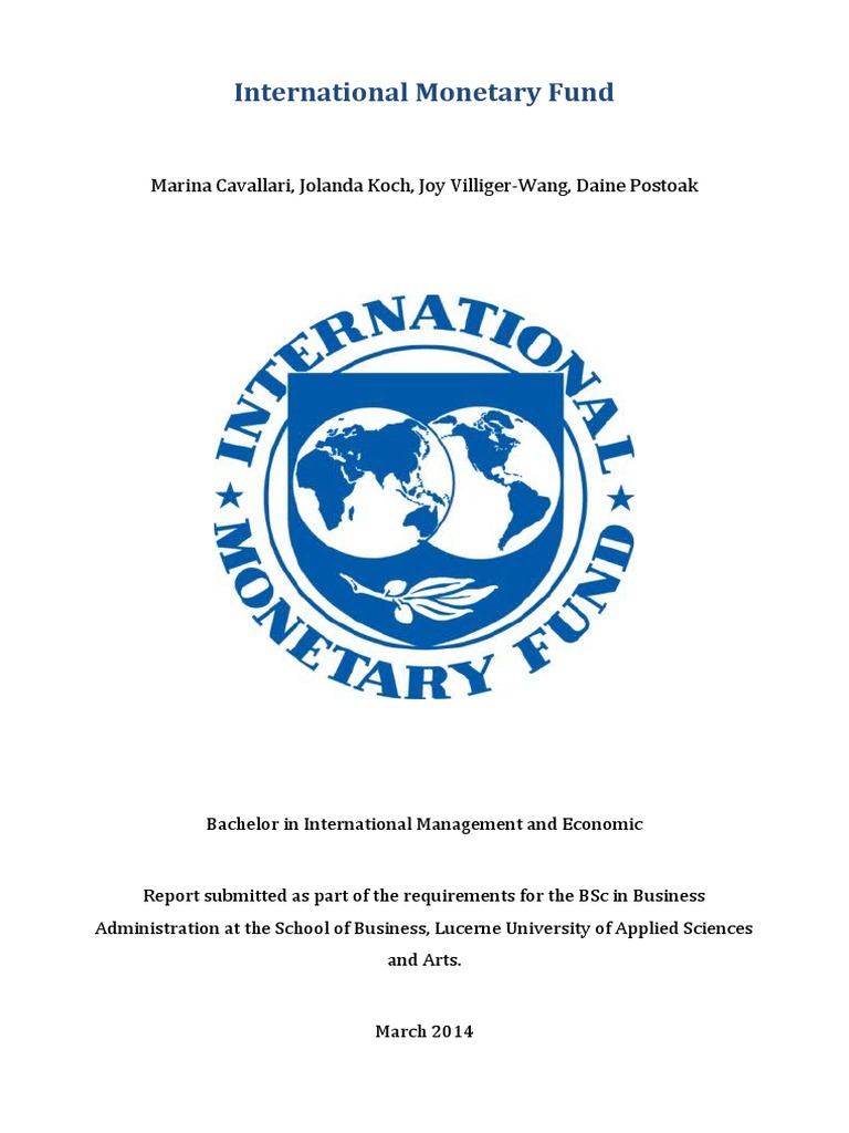 Overview of the International Monetary Fund | PDF | International ...