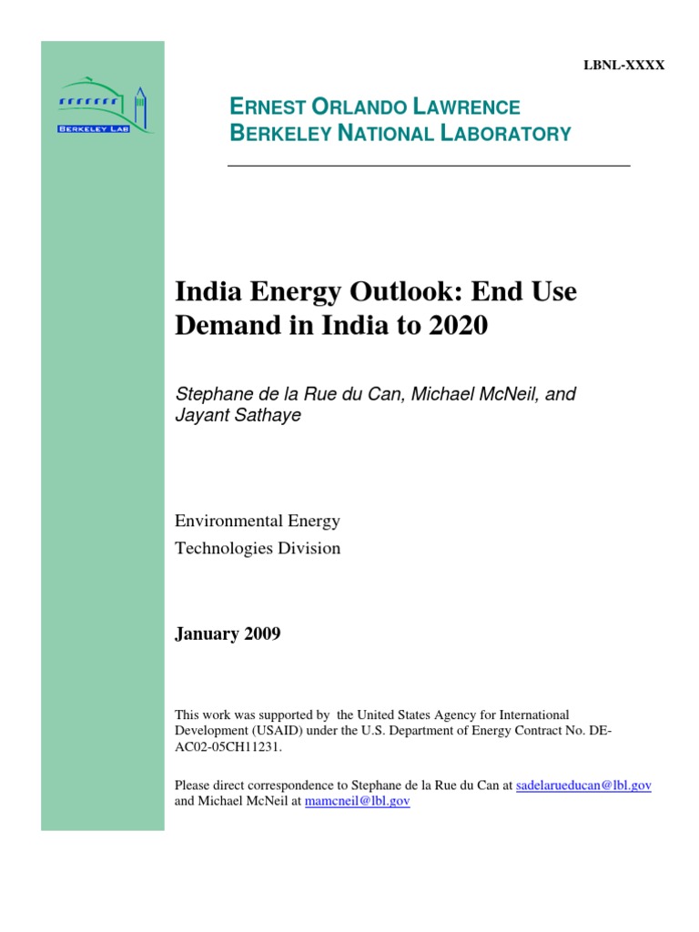 India Energy Outlook | PDF | World Energy Consumption | Electricity ...