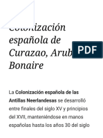 Colonización española de Curazao, Aruba y Bonaire .pdf