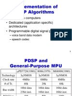 Implementation of DSP Algorithms