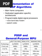 Implementation of DSP Algorithms