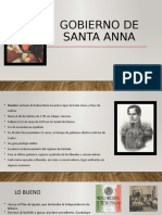 Gobierno de Santa Anna