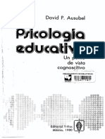 Ausubel (1980) Psicologia Educativa PDF