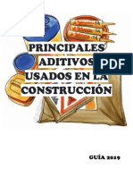 Principales aditivos en construcción