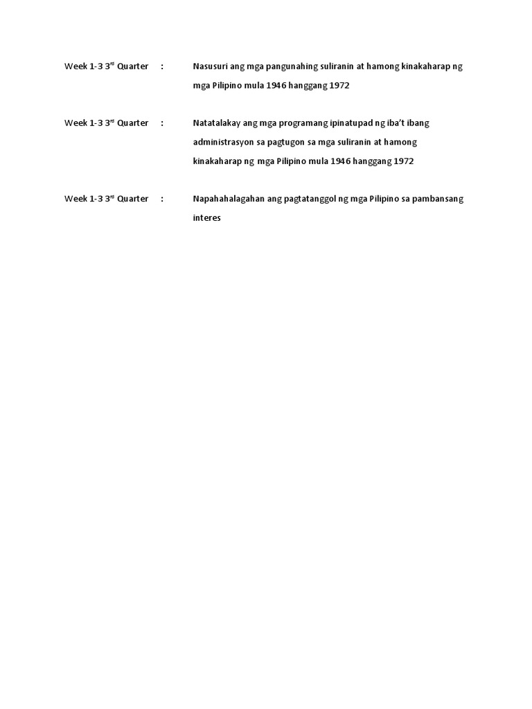 LCs For Modyul R5 | PDF