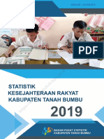 Statistik Kesejahteraan Rakyat Kabupaten Tanah Bumbu 2019