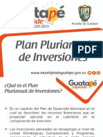 Guatapé Emprende 2020-2023 - Plan Plurianual