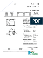 Catálogo Compressor Tecumseh Aj5519e - R22 PDF