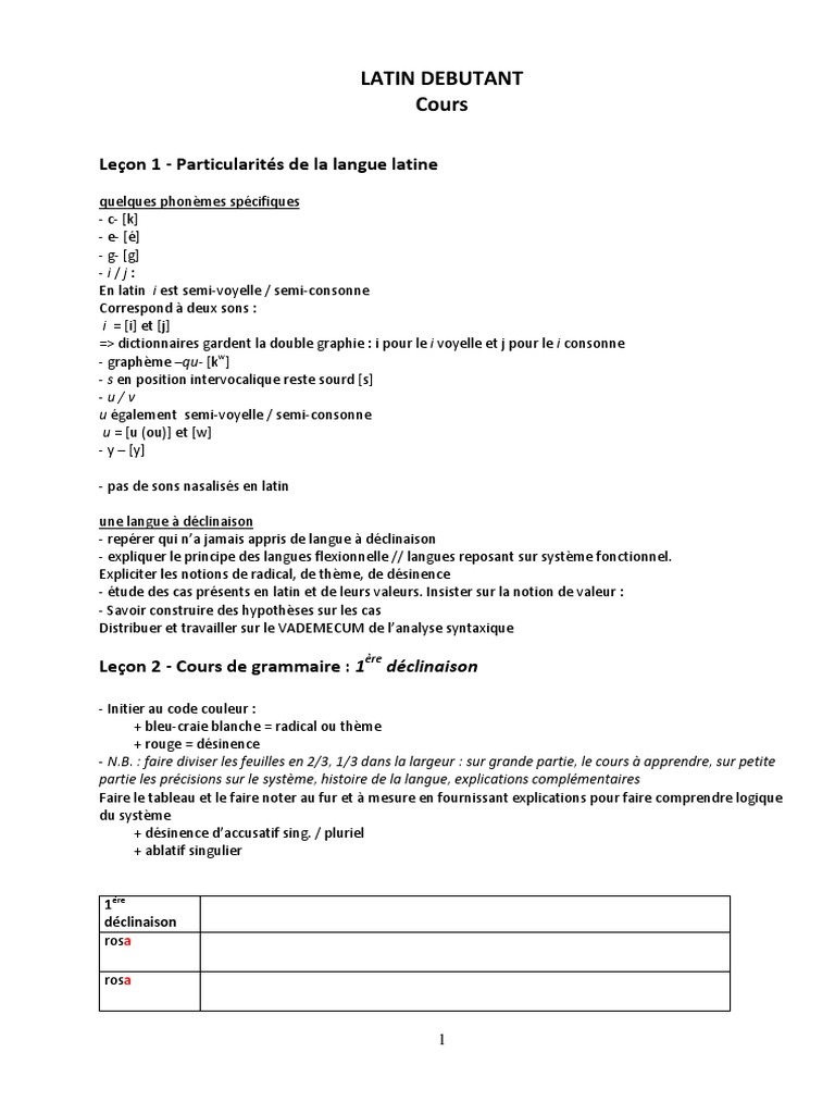 Acours De Grammaire Referentiel Pdf Adjectif Genre Grammatical